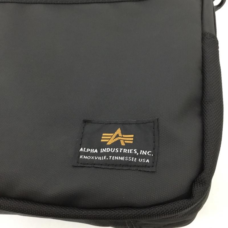 アルファインダストリー Alpha Industries リュックサック、デイパック リュックサック、デイバッグ 04804 ビジネスバッグ タグ付き 3WAY ロゴ、文字 黒 / ブラック /  メンズ USED 古着 中古 10128482