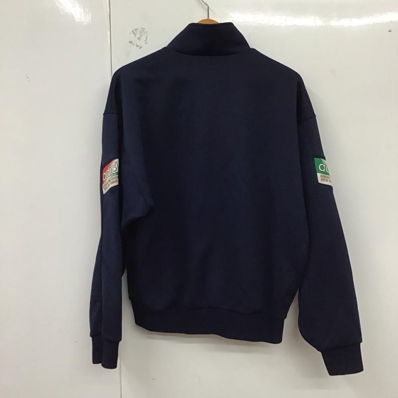 アディダス adidas ジャケット、上着 ジャケット、ブレザー ジャージ トラックジャケット 無地 紺 / ネイビー /  メンズ USED 古着 中古 10128484