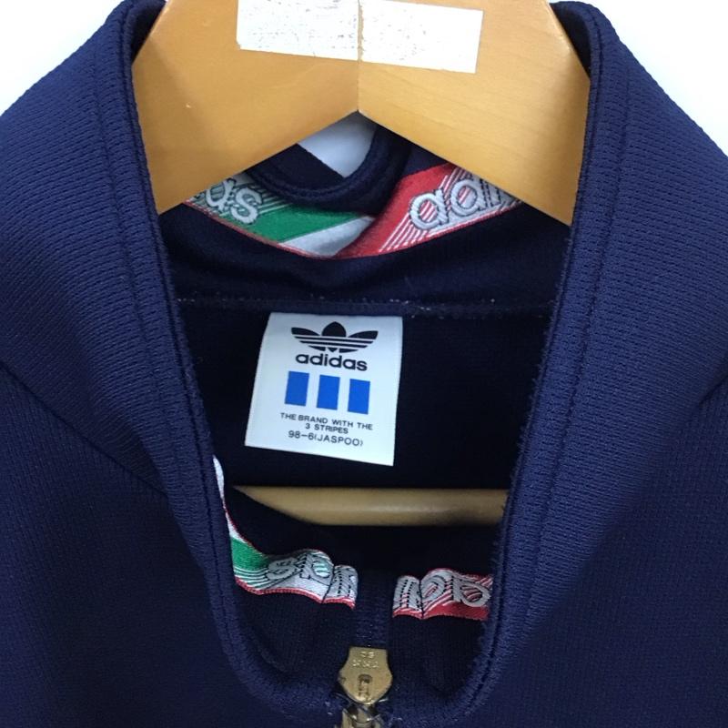 アディダス adidas ジャケット、上着 ジャケット、ブレザー ジャージ トラックジャケット 無地 紺 / ネイビー /  メンズ USED 古着 中古 10128484