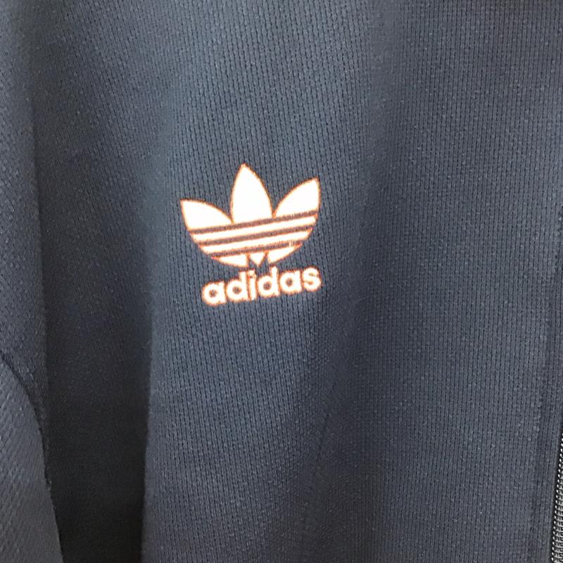 アディダス adidas ジャケット、上着 ジャケット、ブレザー ジャージ トラックジャケット 無地 紺 / ネイビー /  メンズ USED 古着 中古 10128484
