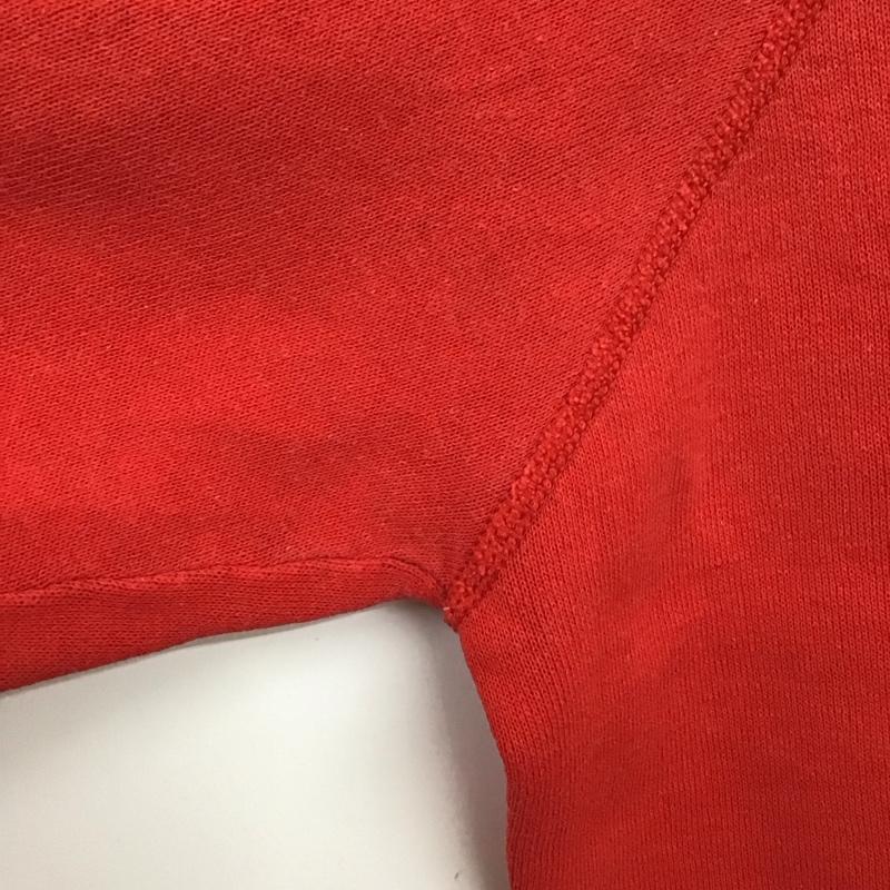 古着 USED トレーナー 長袖 XL 無地 赤 / レッド /  メンズ USED 古着 中古 10128488