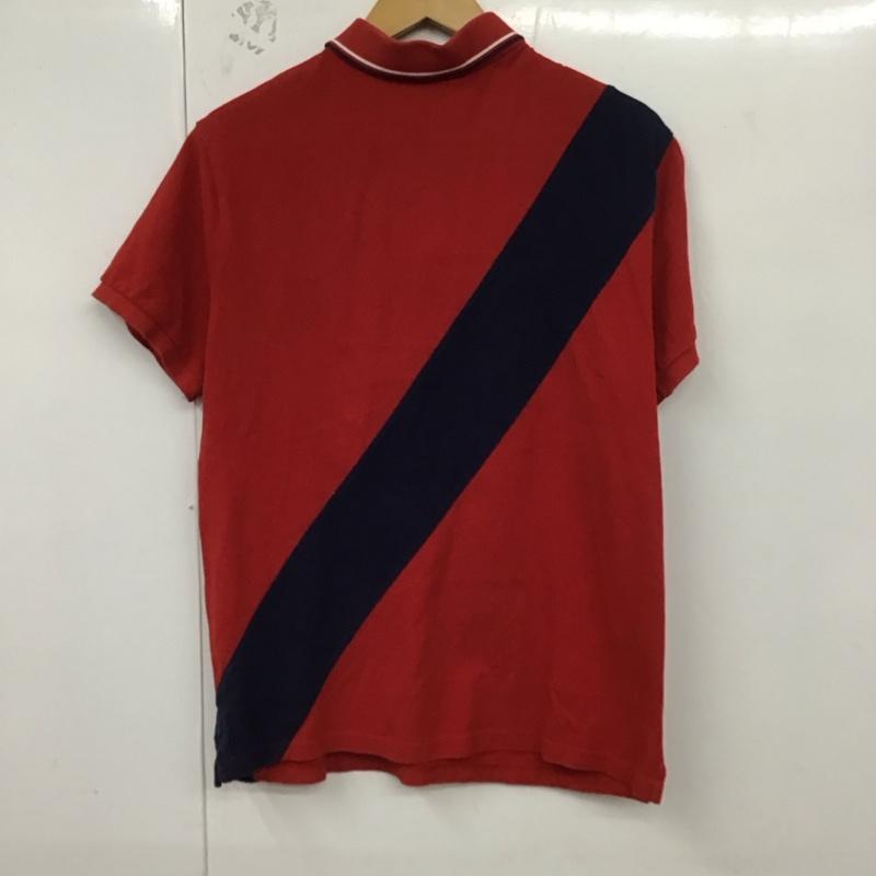 ポロラルフローレン POLO RALPH LAUREN ポロシャツ 半袖 M 無地 赤 / レッド /  メンズ USED 古着 中古 10128497