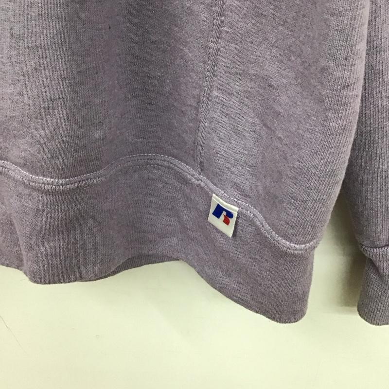ラッセルアスレティック Russell Athletic トレーナー 長袖 L 無地 紫 / パープル /  メンズ USED 古着 中古 10128499
