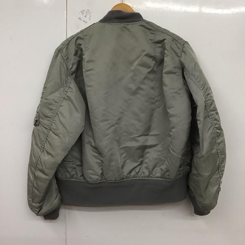 アルファインダストリー Alpha Industries ジャケット、上着 ジャンパー、ブルゾン L 無地 灰 / グレー /  メンズ USED 古着 中古 10128516