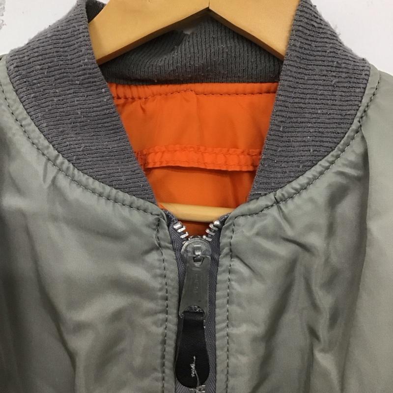 アルファインダストリー Alpha Industries ジャケット、上着 ジャンパー、ブルゾン L 無地 灰 / グレー /  メンズ USED 古着 中古 10128516