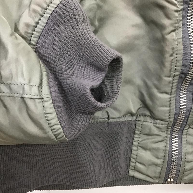 アルファインダストリー Alpha Industries ジャケット、上着 ジャンパー、ブルゾン L 無地 灰 / グレー /  メンズ USED 古着 中古 10128516