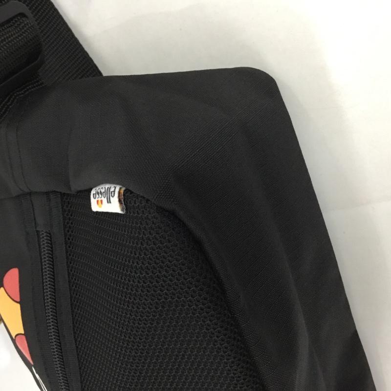 エレッセ ellesse ショルダーバッグ ショルダーバッグ EB7010 メッシュポケット タグ付き FREE ロゴ、文字 黒 / ブラック /  メンズ USED 古着 中古 10128528