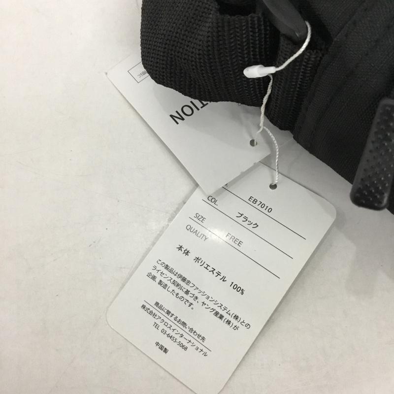 エレッセ ellesse ショルダーバッグ ショルダーバッグ EB7010 メッシュポケット タグ付き FREE ロゴ、文字 黒 / ブラック /  メンズ USED 古着 中古 10128529
