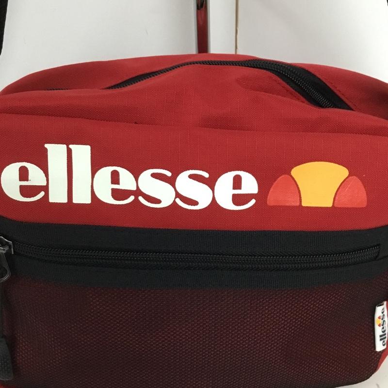 エレッセ ellesse ショルダーバッグ ショルダーバッグ EB7010 メッシュポケット タグ付き FREE ロゴ、文字 赤 / レッド /  メンズ USED 古着 中古 10128530