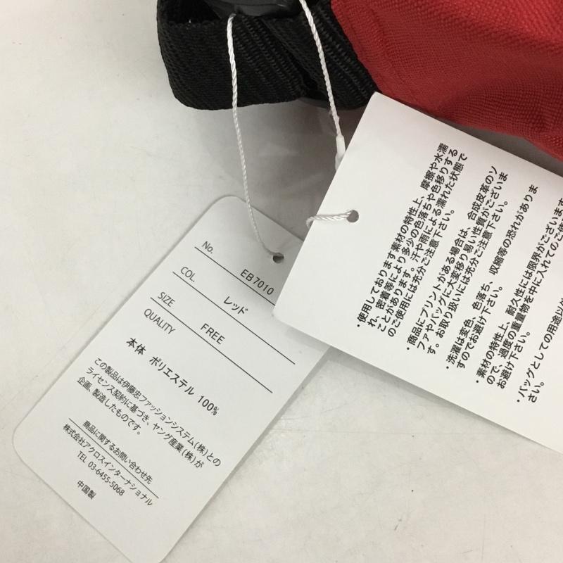エレッセ ellesse ショルダーバッグ ショルダーバッグ EB7010 メッシュポケット タグ付き FREE ロゴ、文字 赤 / レッド /  メンズ USED 古着 中古 10128530