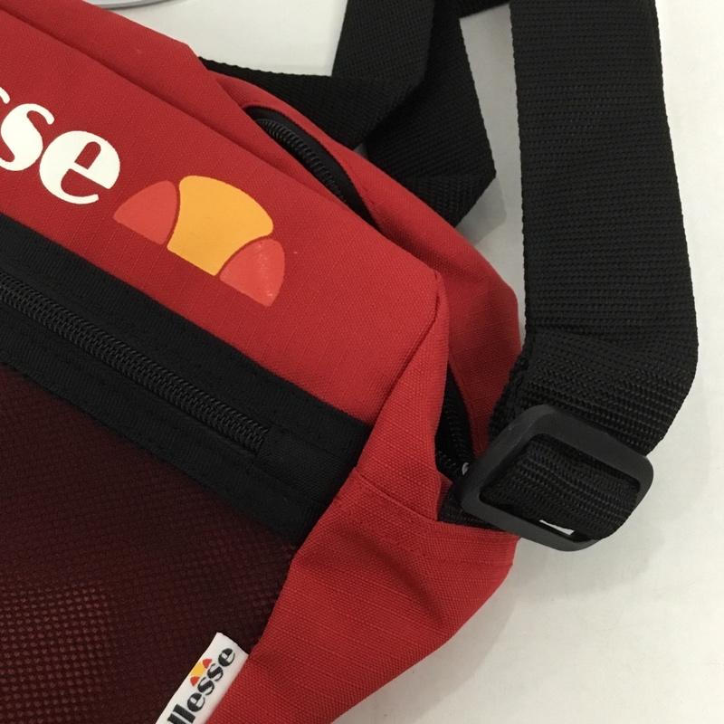 エレッセ ellesse ショルダーバッグ ショルダーバッグ EB7010 メッシュポケット タグ付き FREE ロゴ、文字 赤 / レッド /  メンズ USED 古着 中古 10128531