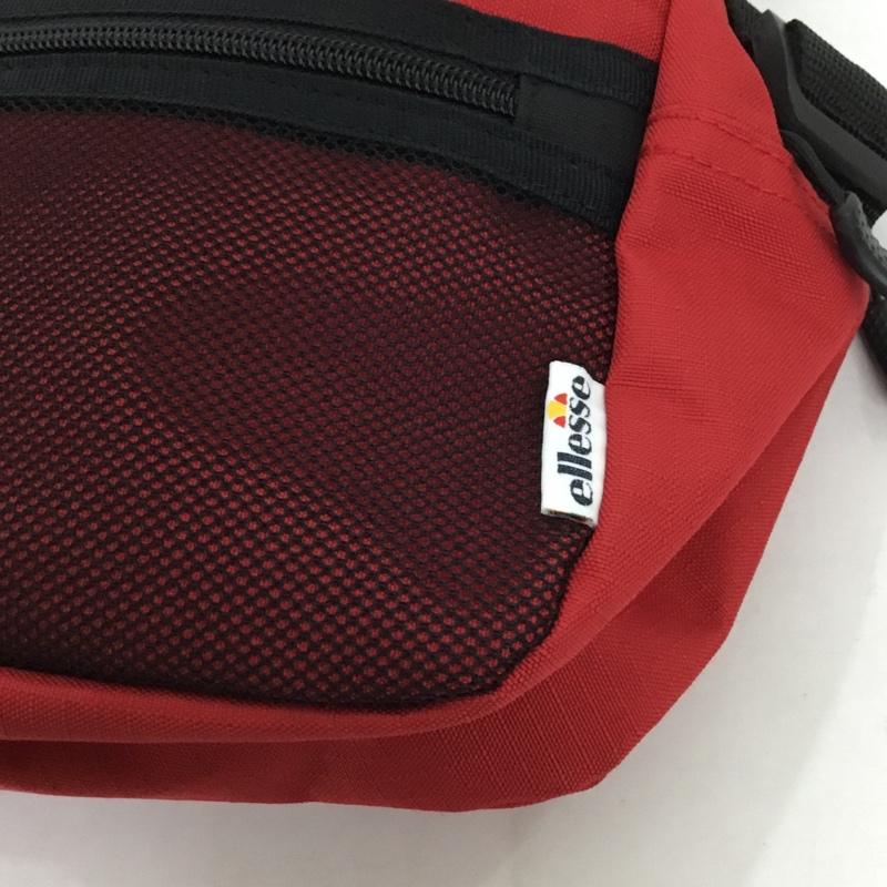 エレッセ ellesse ショルダーバッグ ショルダーバッグ EB7010 メッシュポケット タグ付き FREE ロゴ、文字 赤 / レッド /  メンズ USED 古着 中古 10128532