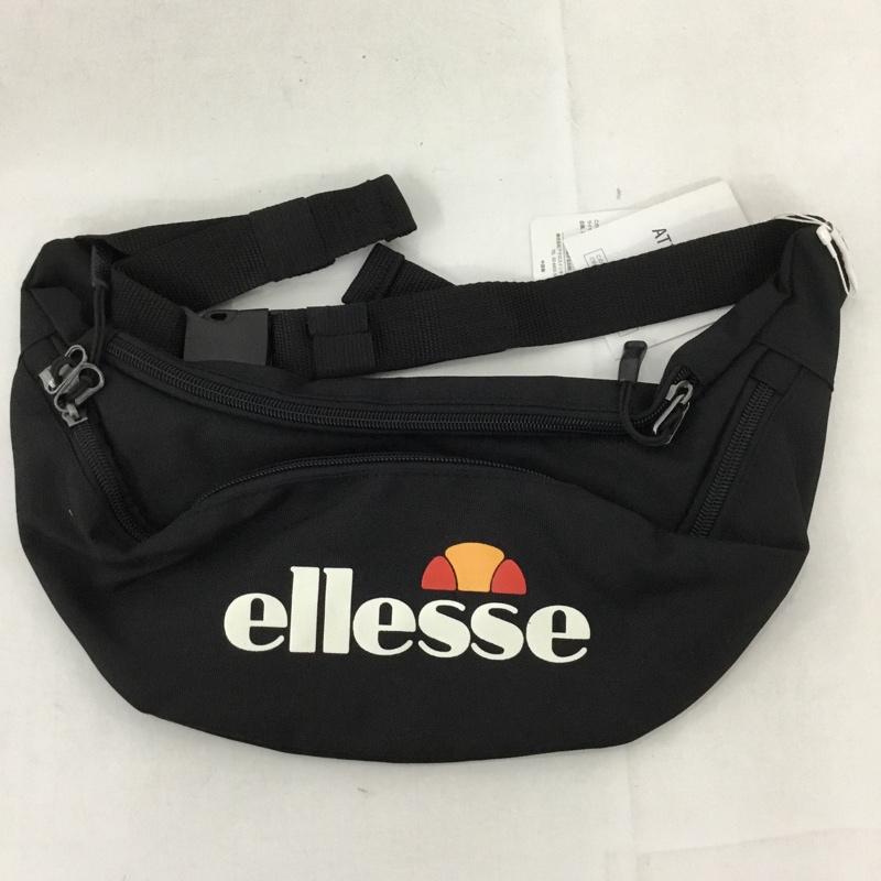 エレッセ ellesse ウエストバッグ ウエストバッグ EB7013 ボディバッグ タグ付き FREE ロゴ、文字 黒 / ブラック /  メンズ USED 古着 中古 10128533