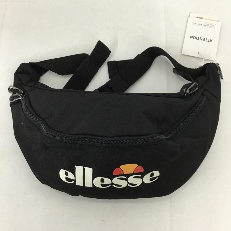 エレッセ ellesse ウエストバッグ ウエストバッグ EB7013 ボディバッグ タグ付き FREE ロゴ、文字 黒 / ブラック /  メンズ USED 古着 中古 10128533
