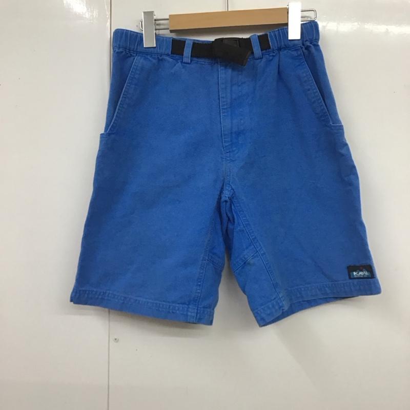 カブー KAVU パンツ ショートパンツ S 無地 青 / ブルー /  メンズ USED 古着 中古 10128535