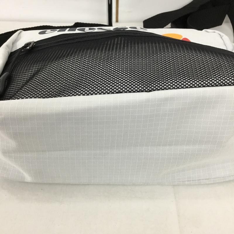エレッセ ellesse ショルダーバッグ ショルダーバッグ EB7010 メッシュポケット タグ付き FREE ロゴ、文字 白 / ホワイト /  メンズ USED 古着 中古 10128536