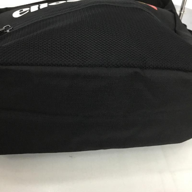 エレッセ ellesse ショルダーバッグ ショルダーバッグ EB7010 メッシュポケット タグ付き FREE ロゴ、文字 黒 / ブラック /  メンズ USED 古着 中古 10128539