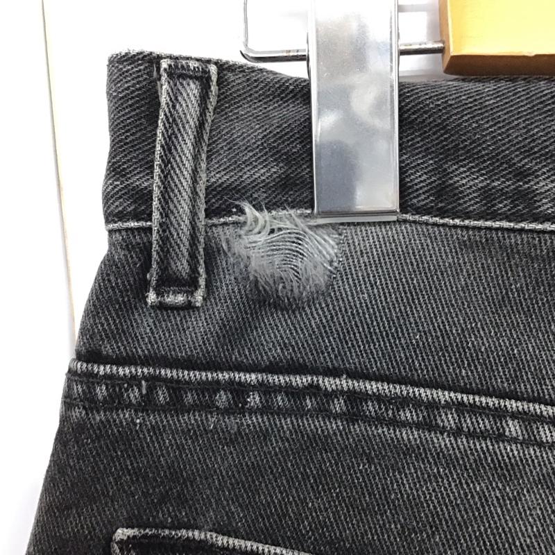 トミー ジーンズ TOMMY JEANS パンツ デニム、ジーンズ 無地 黒 / ブラック /  メンズ USED 古着 中古 10128540