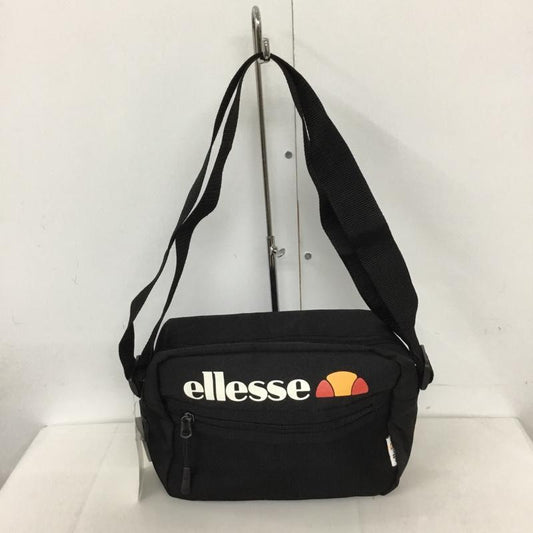 エレッセ ellesse ショルダーバッグ ショルダーバッグ EB7010 メッシュポケット タグ付き FREE ロゴ、文字 黒 / ブラック /  メンズ USED 古着 中古 10128541