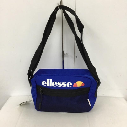 エレッセ ellesse ショルダーバッグ ショルダーバッグ EB7010 メッシュポケット タグ付き FREE ロゴ、文字 青 / ブルー /  メンズ USED 古着 中古 10128544