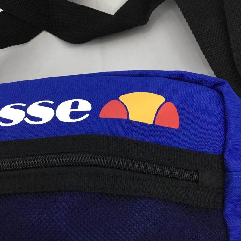 エレッセ ellesse ショルダーバッグ ショルダーバッグ EB7010 メッシュポケット タグ付き FREE ロゴ、文字 青 / ブルー /  メンズ USED 古着 中古 10128546