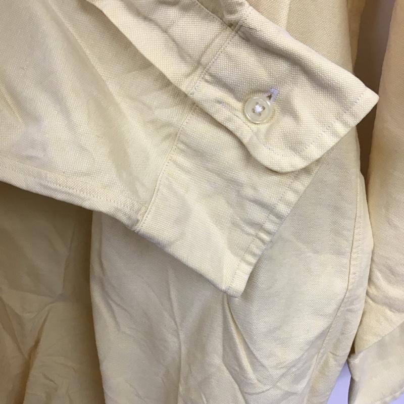ラルフローレン RALPHLAUREN シャツ、ブラウス 長袖 ボタンダウンシャツ 無地 黄 / イエロー /  メンズ USED 古着 中古 10128547