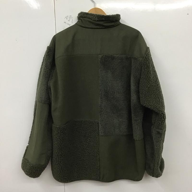 ユニクロ UNIQLO ジャケット、上着 ジャンパー、ブルゾン 341-478156 24AW コンビネーションフリースジャケット XL 無地 カーキ / カーキ /  メンズ USED 古着 中古 10128548