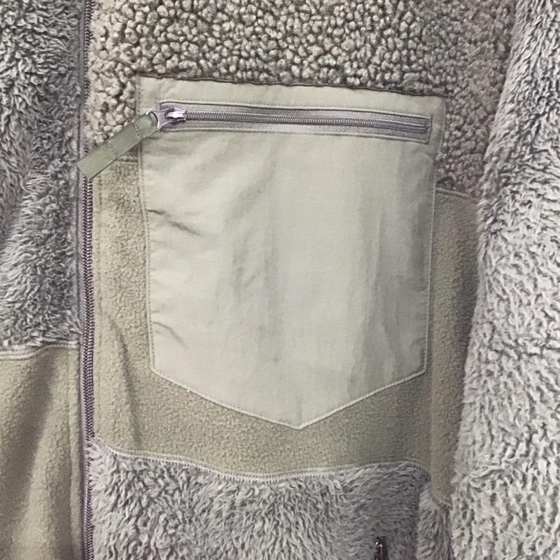 ユニクロ UNIQLO ジャケット、上着 ジャンパー、ブルゾン 341-478156 24AW コンビネーションフリースジャケット XL 無地 カーキ / カーキ /  メンズ USED 古着 中古 10128548