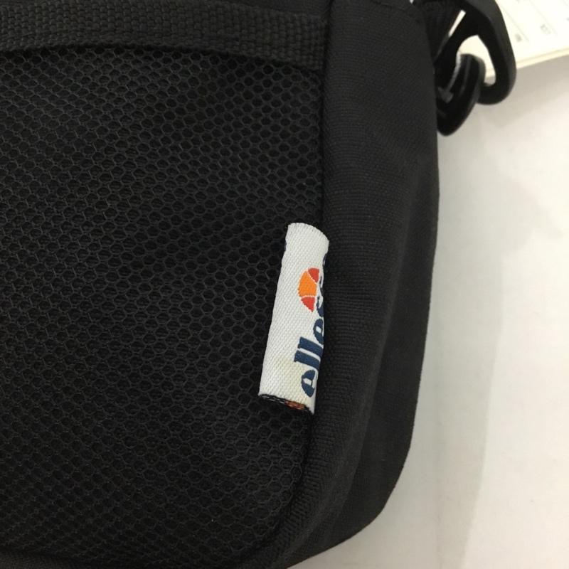 エレッセ ellesse ショルダーバッグ ショルダーバッグ EB7011 ショルダーポーチ タグ付き FREE ロゴ、文字 黒 / ブラック /  メンズ USED 古着 中古 10128552