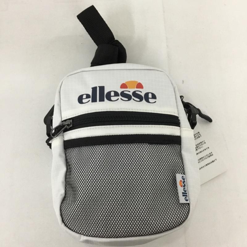 エレッセ ellesse ショルダーバッグ ショルダーバッグ EB7011 ショルダーポーチ タグ付き FREE ロゴ、文字 白 / ホワイト /  メンズ USED 古着 中古 10128556