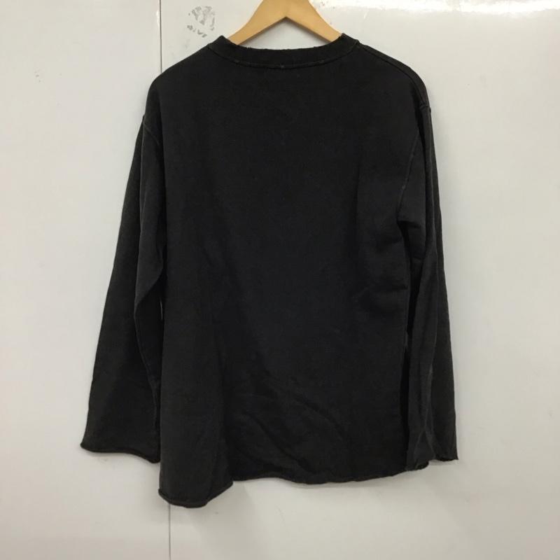 フリークスストア FREAK S STORE トレーナー 長袖 L 無地 黒 / ブラック /  メンズ USED 古着 中古 10128557