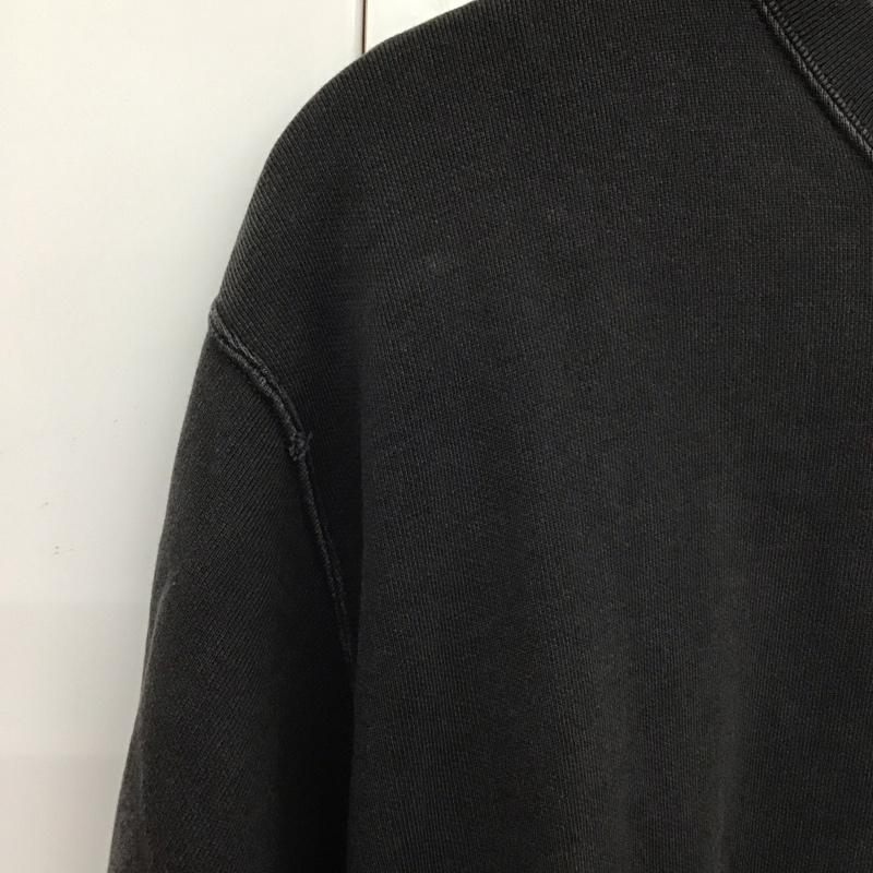 フリークスストア FREAK S STORE トレーナー 長袖 L 無地 黒 / ブラック /  メンズ USED 古着 中古 10128557