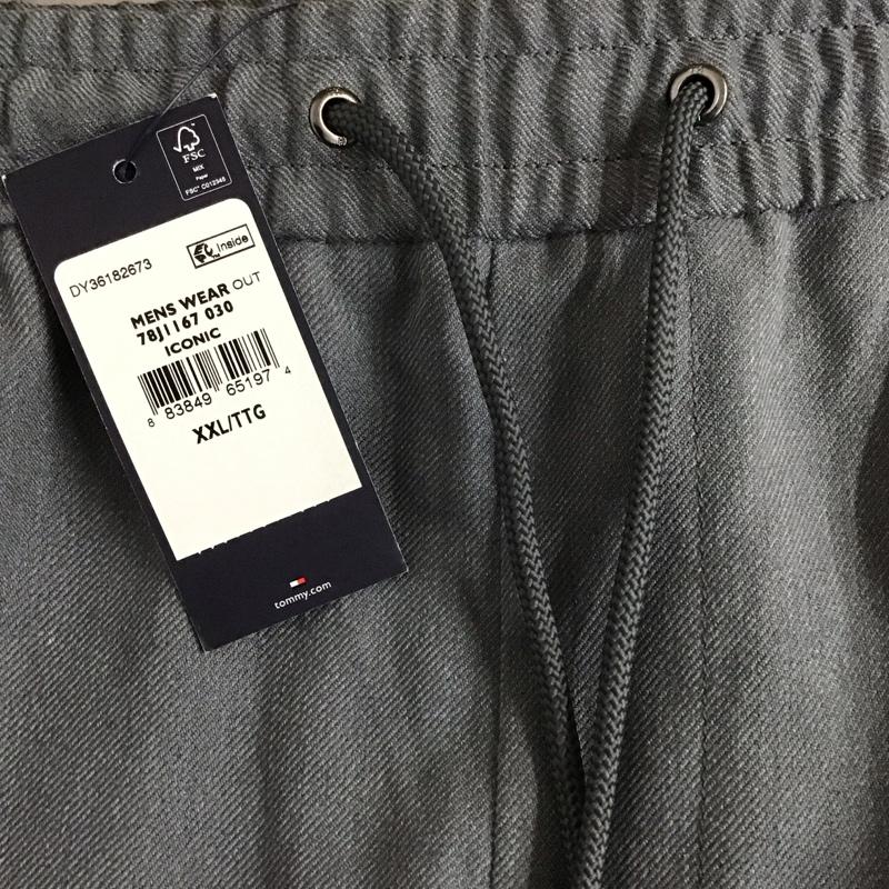 トミーヒルフィガー TOMMY HILFIGER パンツ スラックス XXL 無地 灰 / グレー /  メンズ USED 古着 中古 10128570
