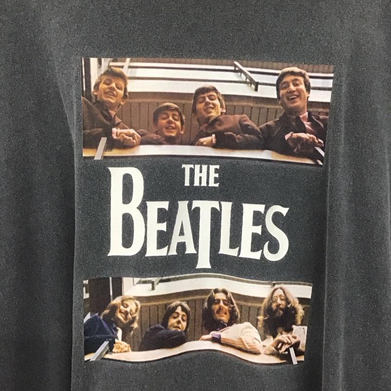 ニコアンド niko and... Tシャツ 半袖 ビートルズ ビッグシルエット プリント チャコールグレー / チャコールグレー /  レディース USED 古着 中古 10128582