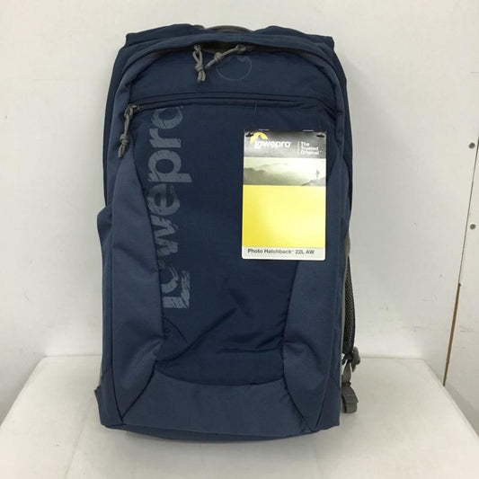 ロープロ Lowepro リュックサック、デイパック リュックサック、デイバッグ Photo Hatchback 22L カメラバッグ カメラリュック ロゴ、文字 紺 / ネイビー /  メンズ USED 古着 中古 10128599