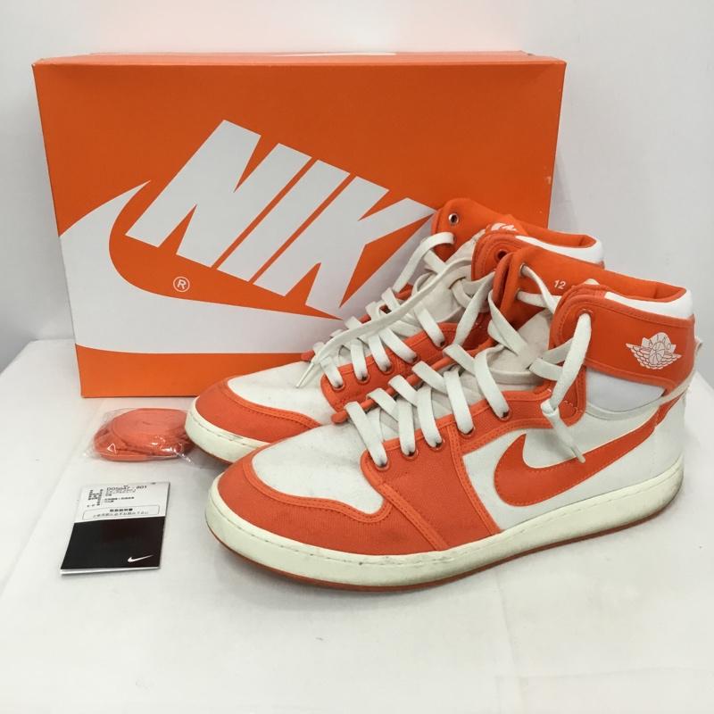 ナイキ NIKE スニーカー スニーカー DO5047-801 AIR JORDAN 1 KO 30cm 箱有 30.0cm ロゴ、文字 白 / ホワイト / X 橙 / オレンジ /  メンズ USED 古着 中古 10128614