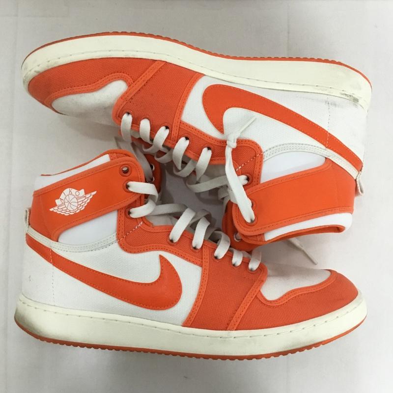 ナイキ NIKE スニーカー スニーカー DO5047-801 AIR JORDAN 1 KO 30cm 箱有 30.0cm ロゴ、文字 白 / ホワイト / X 橙 / オレンジ /  メンズ USED 古着 中古 10128614