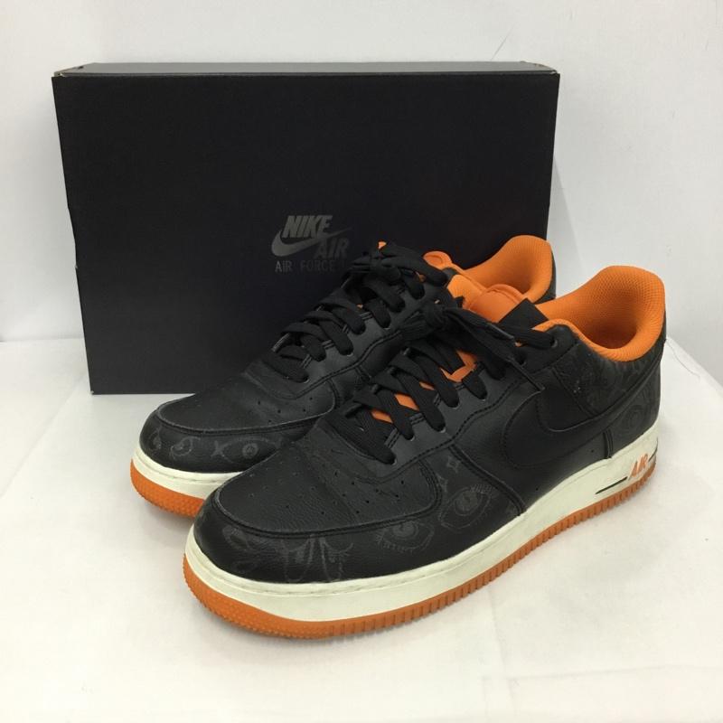 ナイキ NIKE スニーカー スニーカー DC8891 001 AIR FORCE 1 07 PREMIUM ハロウィン 29cm 箱有 29.0cm 総柄 黒 / ブラック / X 橙 / オレンジ /  メンズ USED 古着 中古 10128615