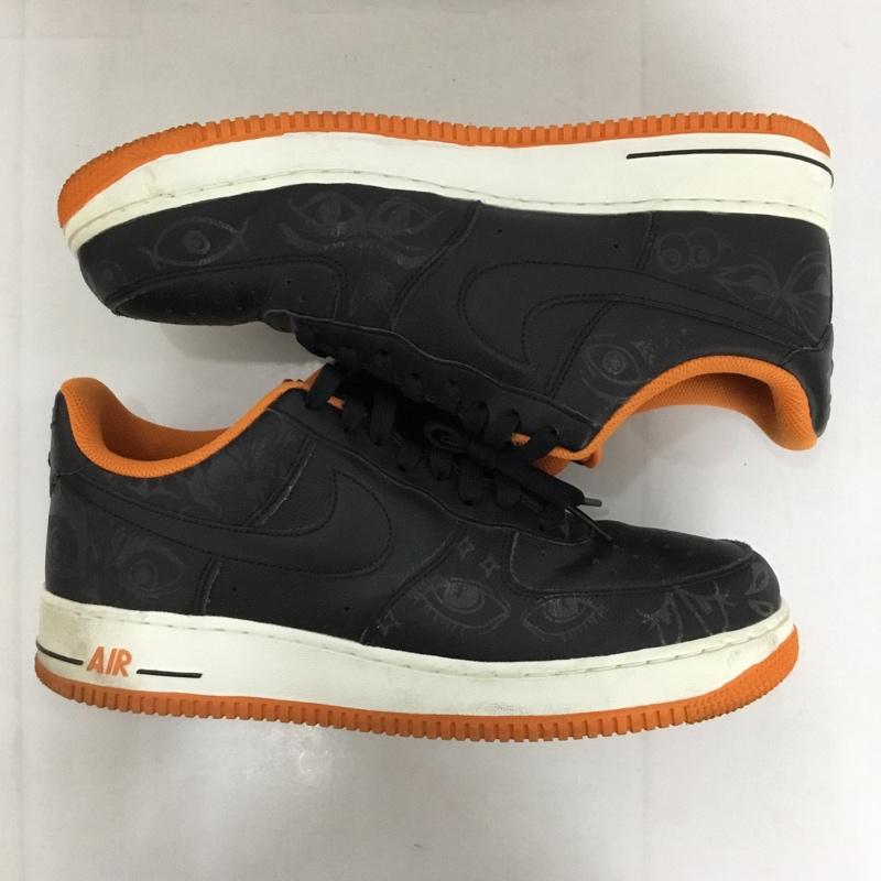 ナイキ NIKE スニーカー スニーカー DC8891 001 AIR FORCE 1 07 PREMIUM ハロウィン 29cm 箱有 29.0cm 総柄 黒 / ブラック / X 橙 / オレンジ /  メンズ USED 古着 中古 10128615
