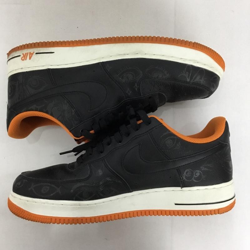 ナイキ NIKE スニーカー スニーカー DC8891 001 AIR FORCE 1 07 PREMIUM ハロウィン 29cm 箱有 29.0cm 総柄 黒 / ブラック / X 橙 / オレンジ /  メンズ USED 古着 中古 10128615