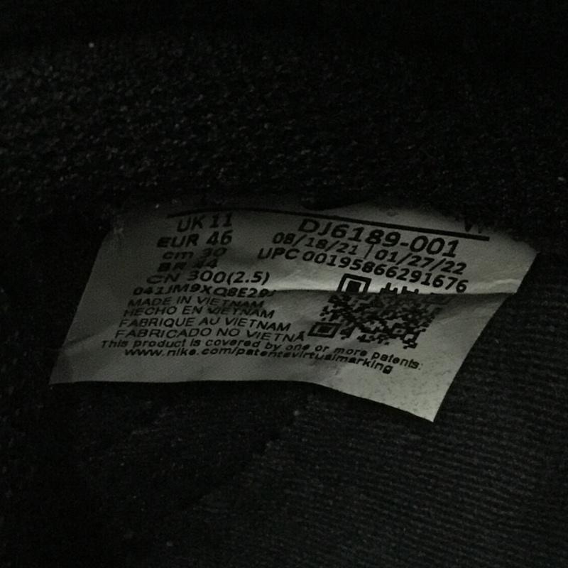 ナイキ NIKE スニーカー スニーカー DJ6189 001 DUNK HI RETRO 30cm 箱有 30.0cm ロゴ、文字 黒 / ブラック / X 白 / ホワイト /  メンズ USED 古着 中古 10128616