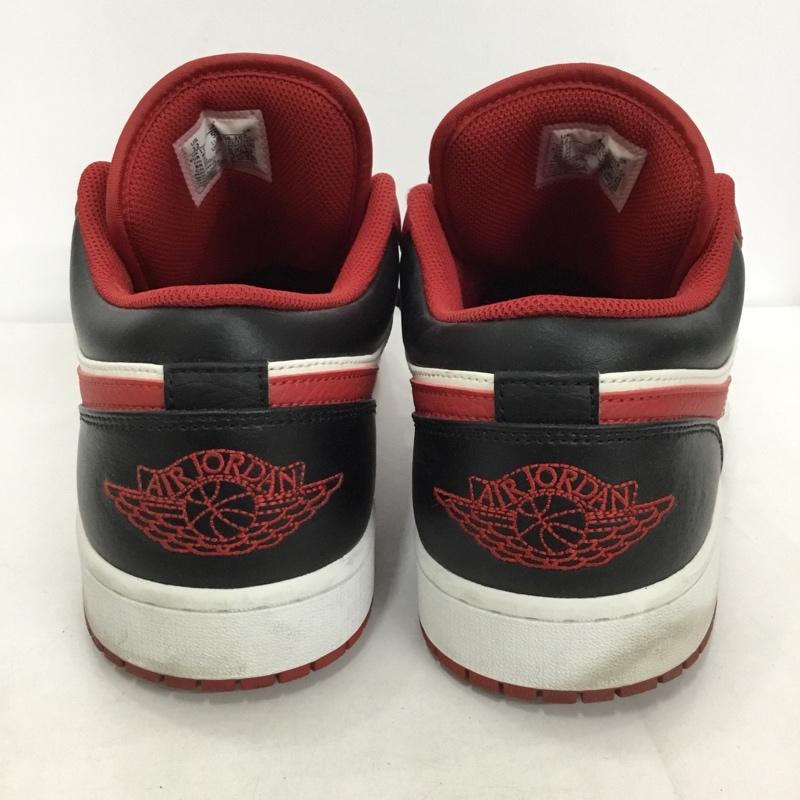 ナイキ NIKE スニーカー スニーカー 553558-163 AIR JORDAN 1 LOW 30cm 箱有 30.0cm ロゴ、文字 白 / ホワイト / X 黒 / ブラック / X 赤 / レッド /  メンズ USED 古着 中古 10128617