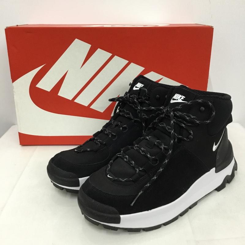 ナイキ NIKE スニーカー スニーカー DQ5601 001 CITY CLASSIC BOOT 27cm 箱有 27.0cm ワンポイント 黒 / ブラック / X 白 / ホワイト /  メンズ USED 古着 中古 10128619
