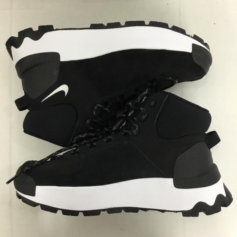 ナイキ NIKE スニーカー スニーカー DQ5601 001 CITY CLASSIC BOOT 27cm 箱有 27.0cm ワンポイント 黒 / ブラック / X 白 / ホワイト /  メンズ USED 古着 中古 10128619