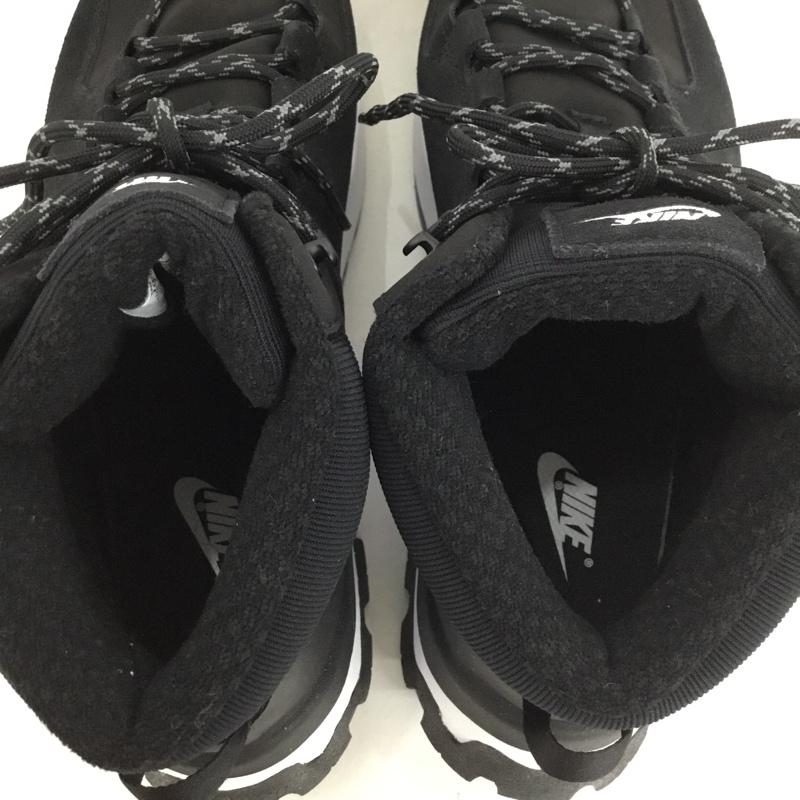 ナイキ NIKE スニーカー スニーカー DQ5601 001 CITY CLASSIC BOOT 27cm 箱有 27.0cm ワンポイント 黒 / ブラック / X 白 / ホワイト /  メンズ USED 古着 中古 10128619