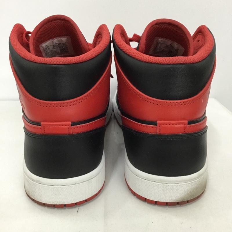 ナイキ NIKE スニーカー スニーカー DQ8426 060 AIR JORDAN 1 MID 30cm 箱有 30.0cm ロゴ、文字 黒 / ブラック / X 赤 / レッド /  メンズ USED 古着 中古 10128620