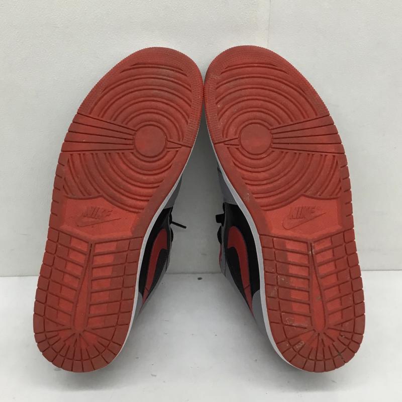 ナイキ NIKE スニーカー スニーカー NIKE AIR JORDAN 1 LOW 553558-060 29.5cm ロゴ、文字 灰 / グレー / gray X 黒 / ブラック / black X 赤 / レッド / red メンズ USED 古着 中古 10129903