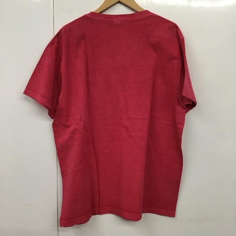 グッドオン Good On Tシャツ 半袖 半袖カットソー 無地Tシャツ Vネックカットソー XL 無地 赤 / レッド / red メンズ USED 古着 中古 10130485