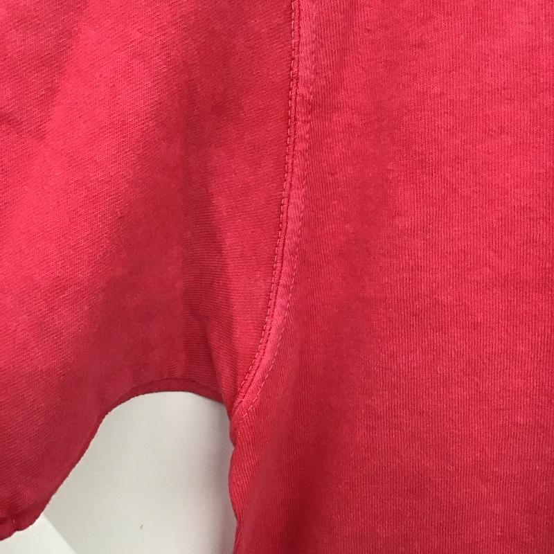 グッドオン Good On Tシャツ 半袖 半袖カットソー 無地Tシャツ Vネックカットソー XL 無地 赤 / レッド / red メンズ USED 古着 中古 10130485
