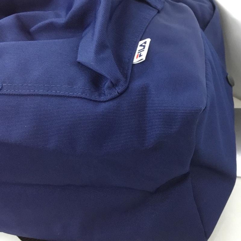 フィラ FILA リュックサック、デイパック リュックサック、デイバッグ FM2068 バックパック タグ付き ロゴ、文字 紺 / ネイビー / navy メンズ USED 古着 中古 10131867